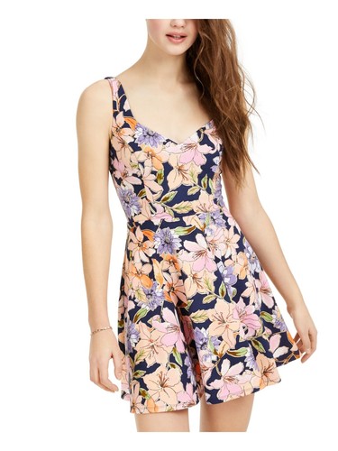 TRIXXI Womens Stretch Sleeveless Sweetheart Neckline Mini Fit + Flare Dress - Picture 5 of 14