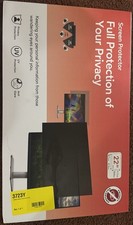 22 Inch Full Protection , Anti Glare, Computer Privacy Screen