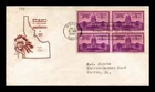 Dr Jim Stamps FDC Idaho 50th Anniversary Of Statehood Block House of Farnam