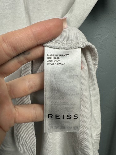 Reiss Mens Polo Shirt Size M - Picture 5 of 7