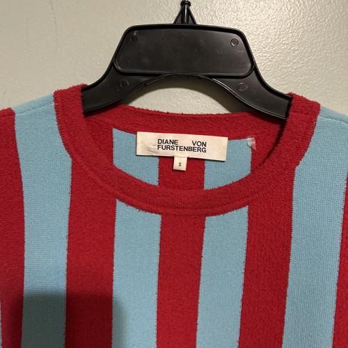 Vintage Diane von Furstenberg gestreiftes Top Größe S - Bild 2 von 3