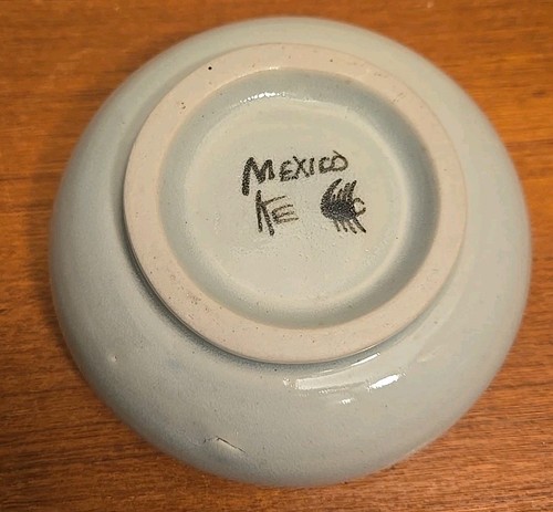 Cerámica Ken Edwards De Colección México 4.5" Cuenco Firmado Escorpión NOTA GRIETA LATERAL - Imagen 9 de 11