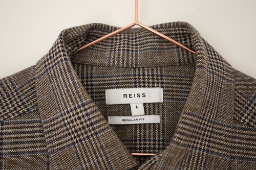 Reiss Check Over Shirt Size Large BNWOT - Picture 4 of 6