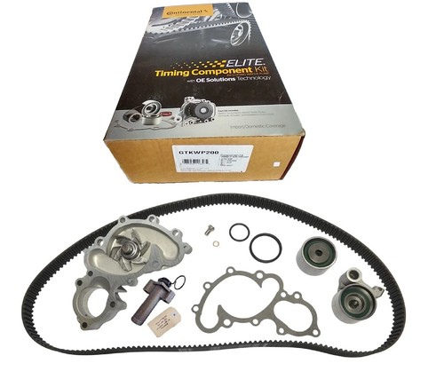 Engine Timing Belt Component Kit with Water Pump CONTINENTAL ELITE GTKWP200A - Picture 1 of 8