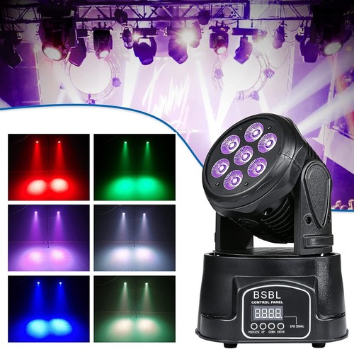 70W Moving Heads DJ Lights RGBW 4 in 1 LED Wash Effect Light Green,Red,White - Picture 3 of 7