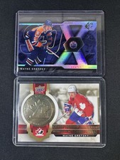 WAYNE GRETZKY 2007-08 SPX HOCKEY #27 + 2021-22 TH CHAMPIONSHIP MEDALS #M-15