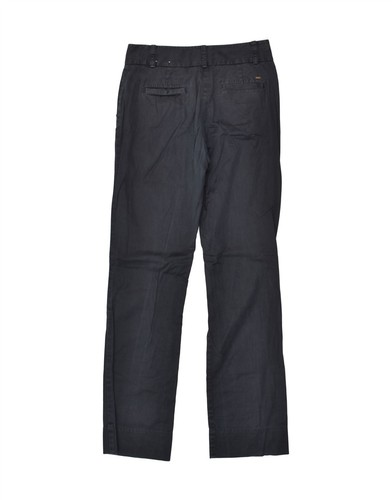 TOMMY HILFIGER Womens Chino Trousers US 6 Medium W28 L32 Navy Blue Cotton AG13 - Afbeelding 2 van 3