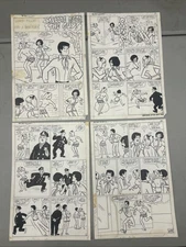 Original Art Mad About Millie #14 Full 4 Page Story Stan Goldberg Lee Marvel