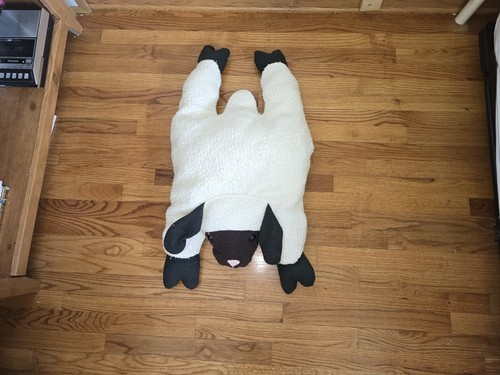 Crown Crafts Lamm Kissen Buddies Pal 1996 Plüschtier selten groß 24 Zoll