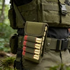 Tactical 16 Round Molle Magazine Pouch for 12 Gauge Ammo Shells Mag Holder Bag