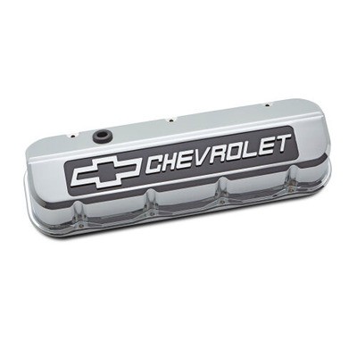 Proform 141-879, paquete de 2 cubiertas de válvula de borde inclinadas de aluminio cromado BBC - Imagen 2 de 10