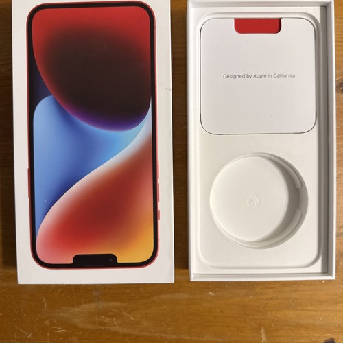 Apple iPhone 14 Plus 256GB Product Red EMPTY BOX ONLY - 第 1/2 張圖片