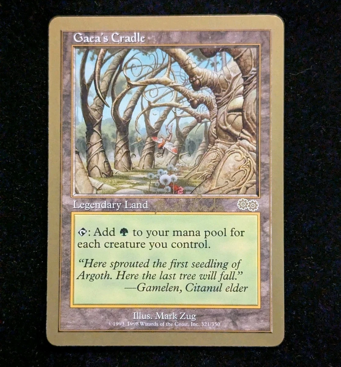 Gaea's Cradle Magic: The Gathering Urza's Saga Rare Individual