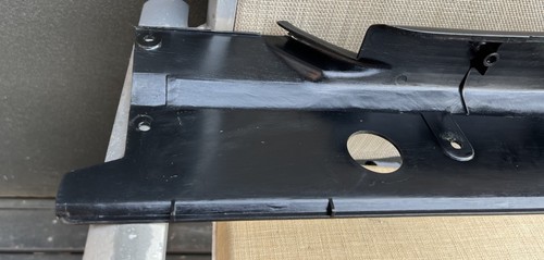 MAZDA ROTARY 1971-78 RX3-808 SEDAN GENUINE BLACK LHS REAR SCUFF PLATE TRIM!! - Picture 15 of 16