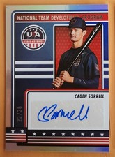 2023 Panini USA Stars & Stripes Caden Sorrell Holo Auto #'d 22/25 Texas A&M
