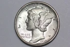 1939 D MERCURY HEAD SILVER DIME CH BU FSB, Good Mint Luster