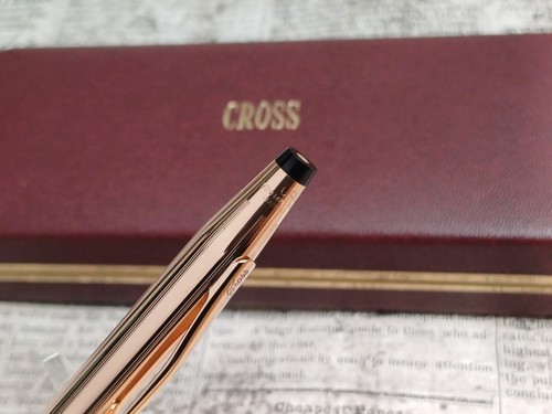 Cross Classic Century Fountain Pen V20 14K Rolled Gold 14K B Pen Made IN Ireland - Picture 6 of 12