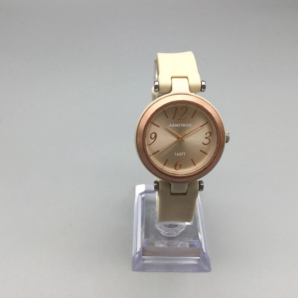 Armitron Pro Sport Watch Womens 32mm Rose Gold Tone New Battery - Изображение 2 из 4