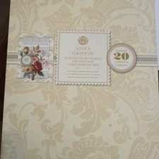 Anna Griffin Watercolor Floral Decoupage Card Making Kit-61