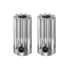 2pcs Straight Spur Gear 5mm Aperture 10T 1 Module Stainless Steel Motor Gear