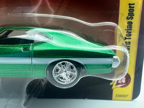 Johnny Lightning Forever 64--1972 Ford Torino Sport, Green, 1:64, NIB - Picture 7 of 12