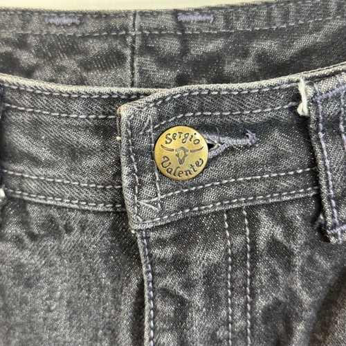 Sergio Valente Womens Vintage High-Waist Straight Leg Jeans Black Denim Size 29 - Picture 7 of 10
