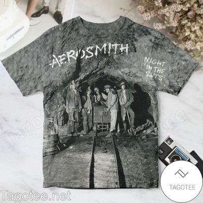 New Rare! Aerosmith Night In The Ruts Album Cover 3D All Over Print Shirt TD898