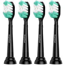 Philips Sonicare Replacement Heads, Soft Bristles, 4 Pack - Ideal for Gum Health