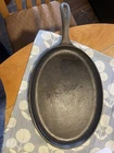 Vintage Lodge Oval Skillet. Great Cond. Rare.j0S2 Made USA