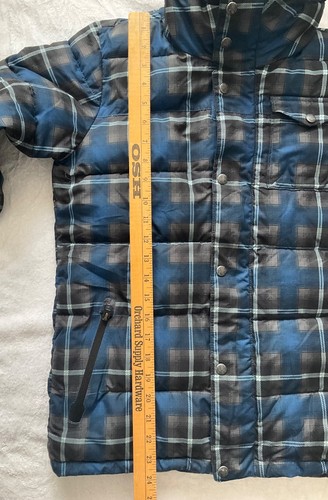 Burton Big Boys Traverse Ski Jacket - medium blue Dryride hooded - Picture 5 of 11