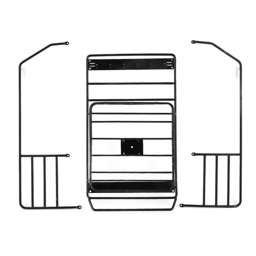 Baca de techo dividida de metal sobre orugas RC escala 1/10 para Jeep Wrangler/Cherokee - Imagen 13 de 13