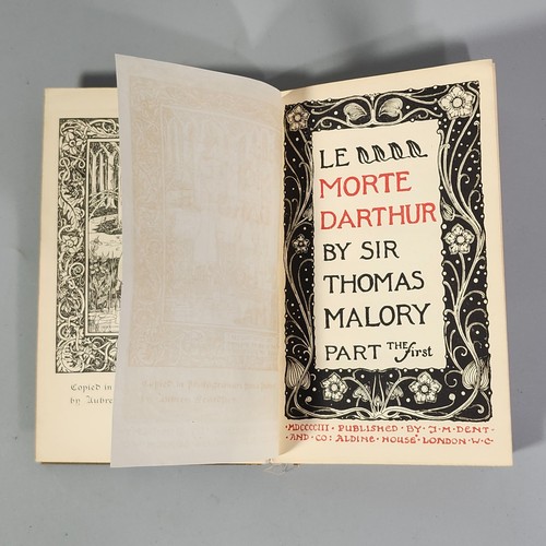 1903 Sir Thomas Malory Le Morte Darthur Pt 1 Temple Classics Book King Arthur - Bild 8 von 22
