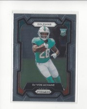 2023 Panini Prizm #365 De'Von Achane RC Rookie Dolphins