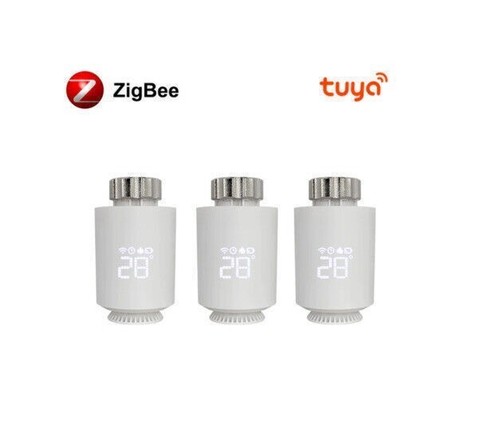 ZIGBEE3.0 Intelligent Radiator Actuator Programmable Radiator Thermostat DE - Bild 13 von 17
