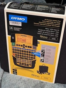 Dymo Rhino 4200 Case Kit All-Purpose Label Maker 19MM 3/4" Bundle 1835374