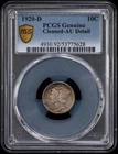1920 D Dimes Winged Liberty Head or Mercury PCGS Genuine - AU Details