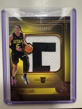 Cody Williams 2024-25 Panini Silhouette Basketball  Patch RC /49