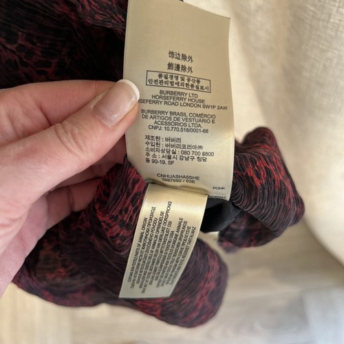 Burberry Brit Ladies Fit And Flare Silk Dress Size UK10 1 Of Only 10 Made Rare - Picture 11 of 13