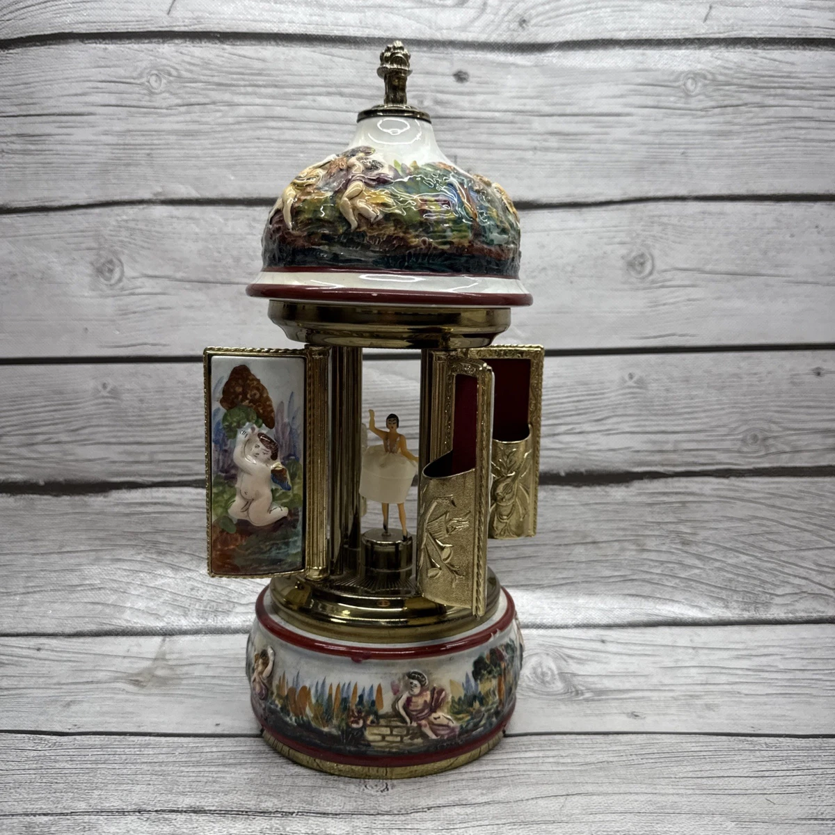 vintage reuge cigarette carousel music box Reuge Carousel | eBay