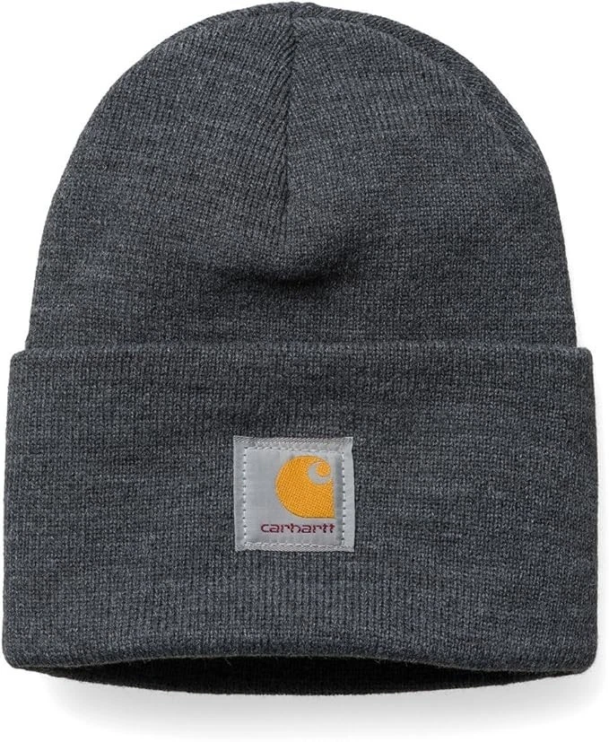 Carhartt Men's Acrylic Watch Cap A18 Gray One Size NEW