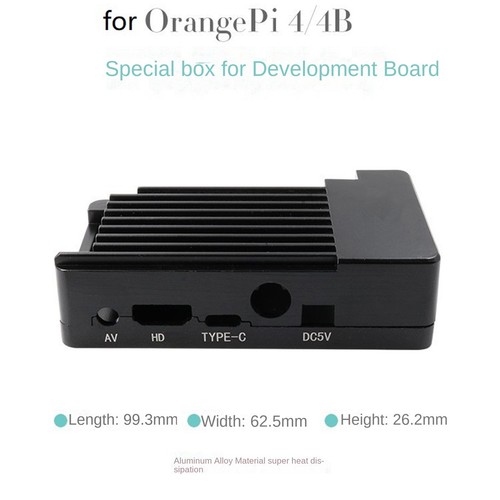 FüR Orangefarbenes Pi4LTS/4B-Entwicklungsboard, Aluminiumlegierung, Schutzh2569 - Afbeelding 5 van 10