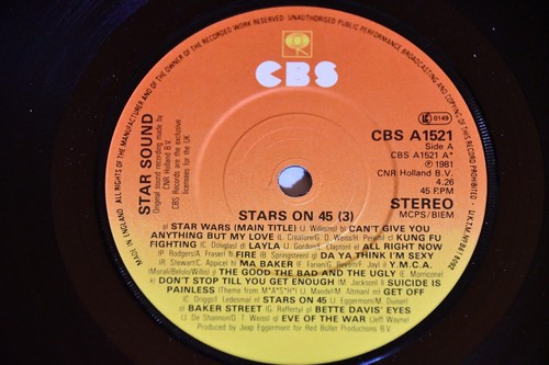 Star Sound - Stars on 45 7 Inch Vinyl Record
