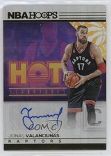 2016-17 Panini NBA Hoops Hot Signatures Jonas Valanciunas #8 Auto