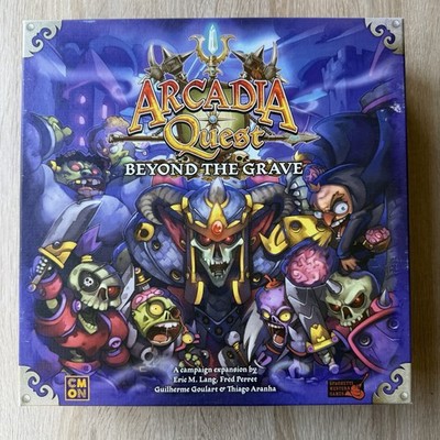 Arcadia Quest Beyond the Grave CMON AQ002 ENG Neu Unbespielt Erweiterung