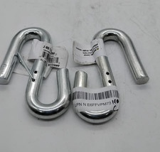 Curt 81830 1732 Trailer Safety Chain S-hook Pair 7600 Lbs Towing Zinc Plated