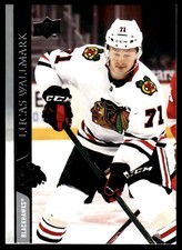 2020-21 Upper Deck #529 Lucas Wallmark Chicago Blackhawks Hockey Card
