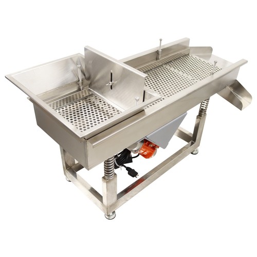 110V 9mm Stainless Linear Vibrating Screen Electric Sieve Machine Double Motors - Picture 4 of 24