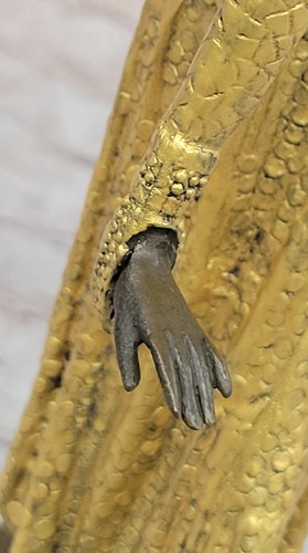 Escultura de bronce del artista rumano Chiparus pie de paso bailarín decoración del hogar - Imagen 9 de 10