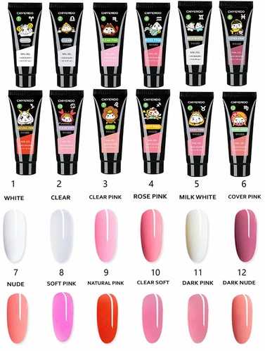 Poly UV Gel Nail Builder Extension Kit DIYTube File Color Nail ArtTube AU - Picture 37 of 40