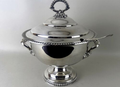 Lazy Susan Server Silver Plated by Bailey, Banks & Biddle Silver by Sacks VG+ - Picture 9 of 20